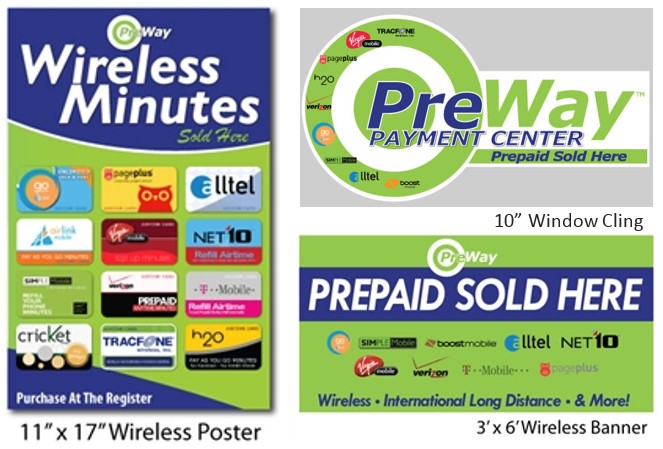 What retailers accept prepaid Visa's?