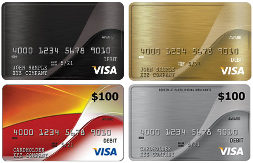Corporate gift cards visa