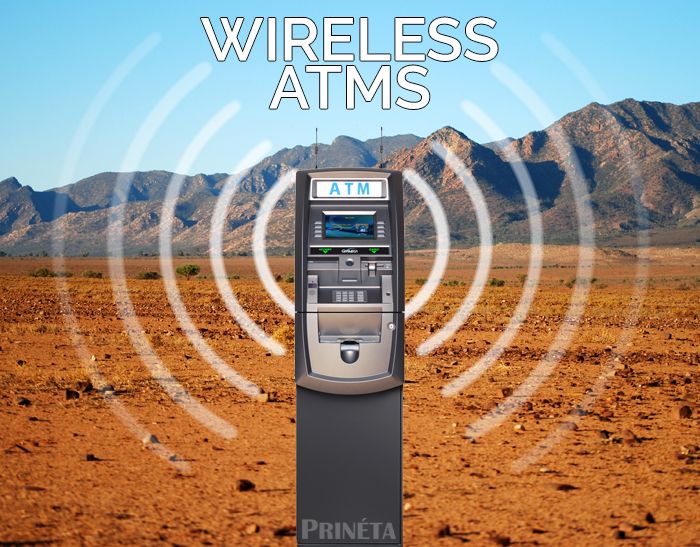 wireless atm machine in the desert