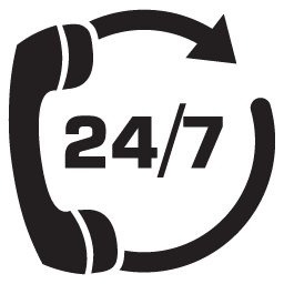24/7 Toll Free Phone Support Icon