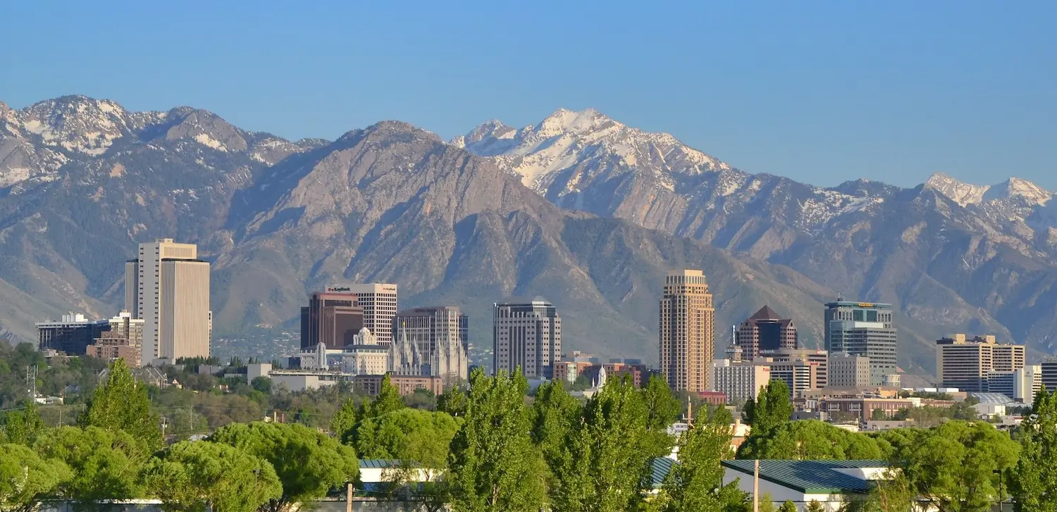 Salt Lake City Utah Skyline